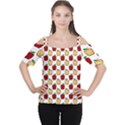 Apple Polkadots Cutout Shoulder Tee View1