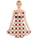 Apple Polkadots V-Neck Sleeveless Dress View1