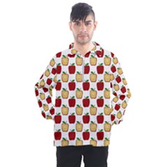 Apple Polkadots Men s Half Zip Pullover by bloomingvinedesign