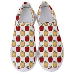 Apple Polkadots Men s Slip On Sneakers by bloomingvinedesign