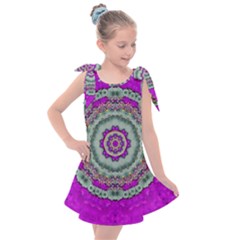 Festive Freedom Star On The Sky For Our Earth Kids  Tie Up Tunic Dress by pepitasart