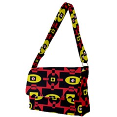 Rby 50 Full Print Messenger Bag by ArtworkByPatrick