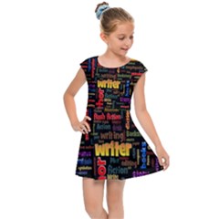 Writer Kids  Cap Sleeve Dress by ArtworkByPatrick