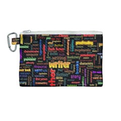 Writer Canvas Cosmetic Bag (medium) by ArtworkByPatrick