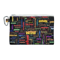 Writer Canvas Cosmetic Bag (large) by ArtworkByPatrick