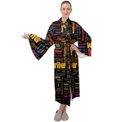 Writer Maxi Velour Kimono by ArtworkByPatrick