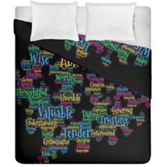 Affirmations Duvet Cover Double Side (california King Size) by ArtworkByPatrick