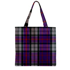 Culloden Dress Tartan Zipper Grocery Tote Bag by impacteesstreetwearfour