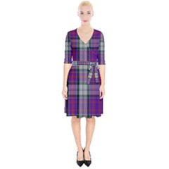 Culloden Dress Tartan Wrap Up Cocktail Dress by impacteesstreetwearfour