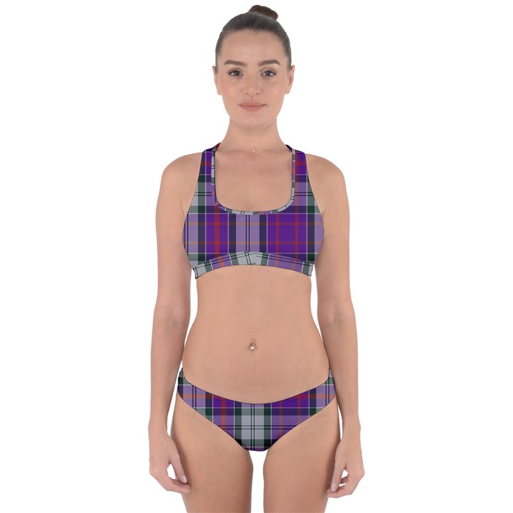 Culloden Dress Tartan Cross Back Hipster Bikini Set