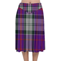 Culloden Dress Tartan Velvet Flared Midi Skirt by impacteesstreetwearfour