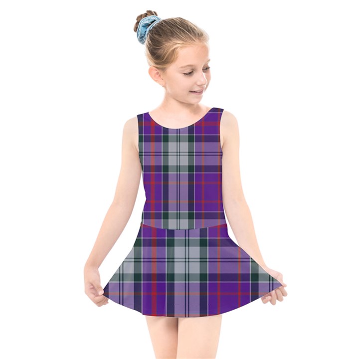 Culloden Dress Tartan Kids  Skater Dress Swimsuit