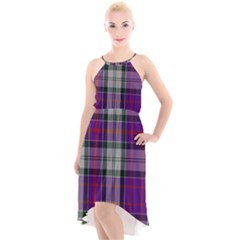 Culloden Dress Tartan High-low Halter Chiffon Dress  by impacteesstreetwearfour