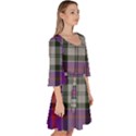 Culloden Dress Tartan Velour Kimono Dress View3