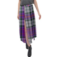 Culloden Dress Tartan Velour Split Maxi Skirt by impacteesstreetwearfour