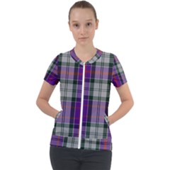 Culloden Dress Tartan Short Sleeve Zip Up Jacket by impacteesstreetwearfour