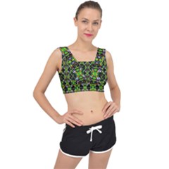 Abstract 1 V-back Sports Bra