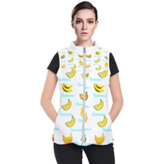 Bananas Women s Puffer Vest by cypryanus