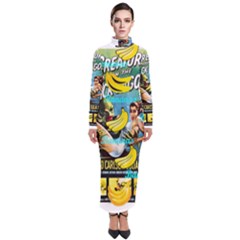 Creature From The Black Lagoon Bananas Turtleneck Maxi Dress by cypryanus