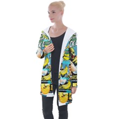 Creature From The Black Lagoon Bananas Longline Hooded Cardigan by cypryanus