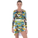 Creature From The Black Lagoon Bananas Asymmetric Cut-Out Shift Dress View1