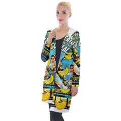 Creature From The Black Lagoon Bananas Hooded Pocket Cardigan by cypryanus