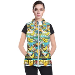 Creature From The Black Lagoon Bananas Women s Puffer Vest by cypryanus