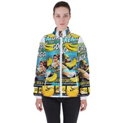 Creature From The Black Lagoon Bananas Women s High Neck Windbreaker by cypryanus