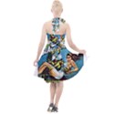 Creature From The Black Lagoon Bananas Halter Party Swing Dress  View2