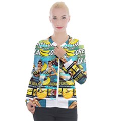 Creature From The Black Lagoon Bananas Casual Zip Up Jacket by cypryanus