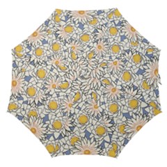 Flowers Pattern Lotus Lily Straight Umbrellas