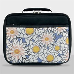 Flowers Pattern Lotus Lily Lunch Bag