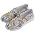 Flowers Pattern Lotus Lily Men s Lightweight Slip Ons View2