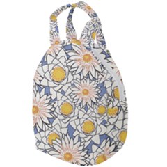 Flowers Pattern Lotus Lily Travel Backpacks by HermanTelo