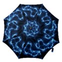 Lightning Electricity Pattern Blue Hook Handle Umbrellas (Large) View1