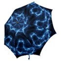 Lightning Electricity Pattern Blue Hook Handle Umbrellas (Large) View2