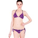 marbled purple swirls Classic Bikini Set View3