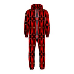 Abstract-a-2 1 Hooded Jumpsuit (kids)