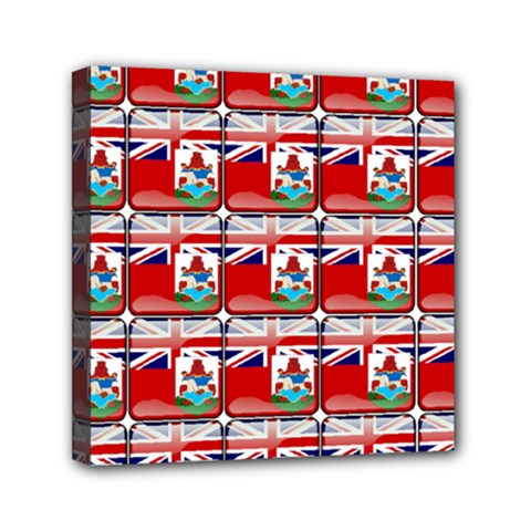 Flag Bermuda Mini Canvas 6  X 6  (stretched) by ArtworkByPatrick