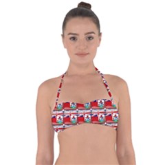 Flag Bermuda Halter Bandeau Bikini Top