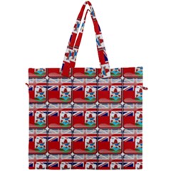 Flag Bermuda Canvas Travel Bag by ArtworkByPatrick