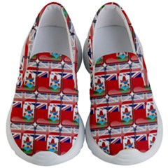 Flag Bermuda Kids  Lightweight Slip Ons by ArtworkByPatrick