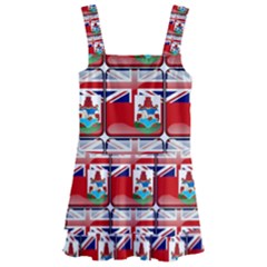 Flag Bermuda Kids  Layered Skirt Swimsuit by ArtworkByPatrick