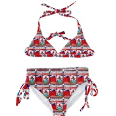 Flag Bermuda Kids  Classic Bikini Set by ArtworkByPatrick