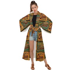 Open Closed 1 Maxi Kimono by ArtworkByPatrick