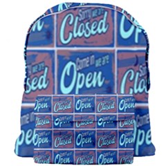 Open-closed-1 Giant Full Print Backpack by ArtworkByPatrick