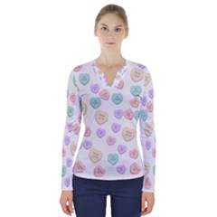 Untitled Design V-neck Long Sleeve Top by Lullaby