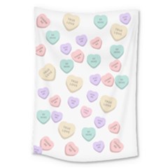 Hearts Large Tapestry by Lullaby