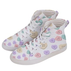 Hearts Women s Hi-top Skate Sneakers by Lullaby