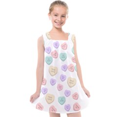 Hearts Kids  Cross Back Dress by Lullaby